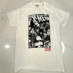 Men’s White Marvel X Men Tee Shirt Size Small